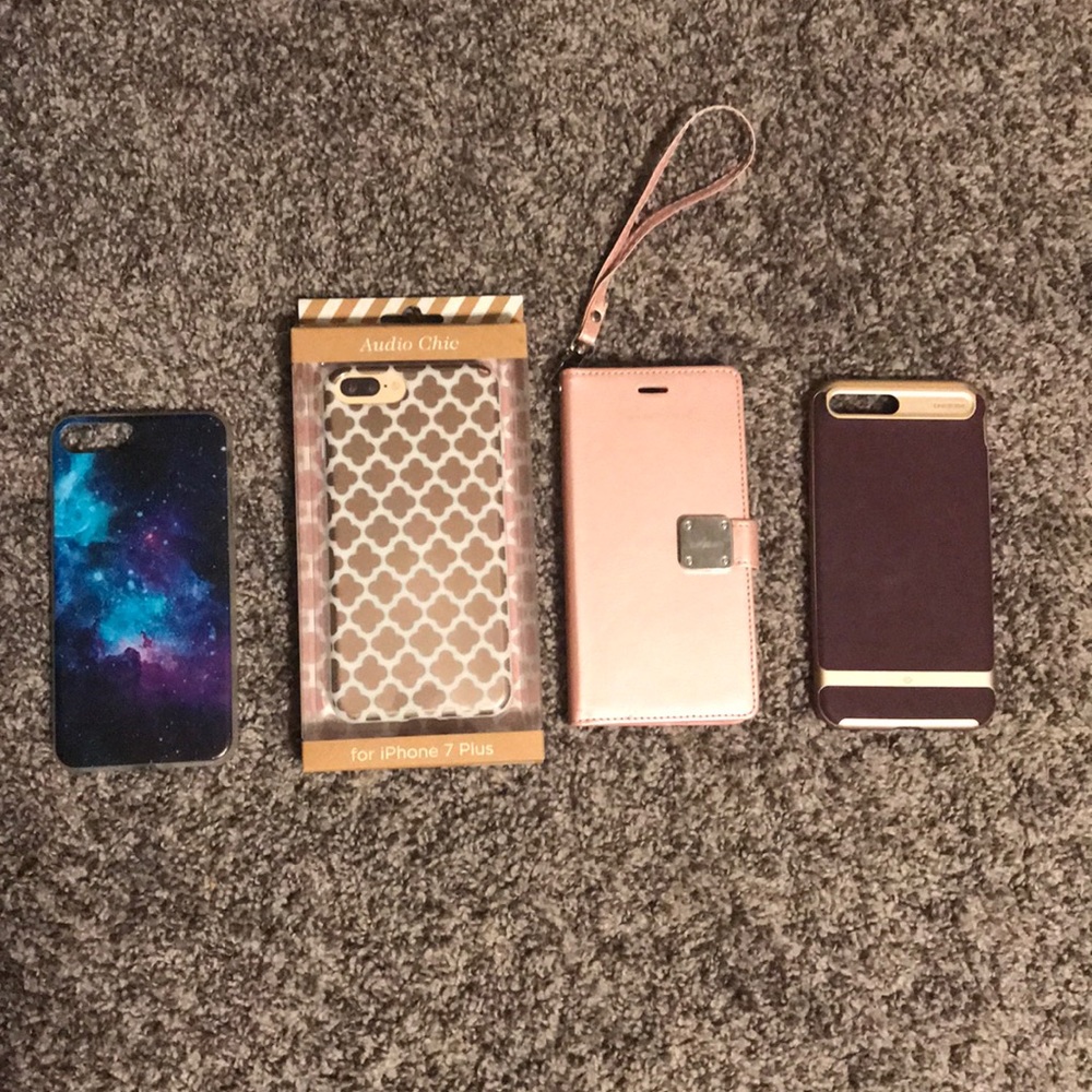 Lot of 4 iPhone 7 Plus Cases